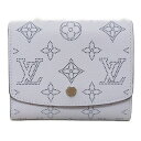 ルイ・ヴィトン LOUIS VUITTON ポルトフォイユ・イリスコンパクト二つ折り財布 二つ折り財布 財布 PVCコーティングキャンバス マヒナ メンズ レディース パープル系 M82517 【中古】