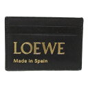 ロエベ 名刺入れ ロエベ LOEWE カードケース カードケース アクセサリー カーフ（牛革） メンズ レディース ブラック系 CLE0322X011100 【新品】