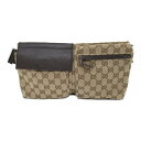 グッチ GUCCI ウエストバッグ ウエストバッグ バッグ GGキャンバス レディース ベージュ系 28566 【中古】