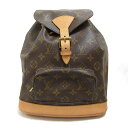 ルイ・ヴィトン LOUIS VUITTON モンスリMM リュックサック リュックサック バックパック バッグ PVCコーティングキャンバス モノグラム レディース ブラウン系 M51136 【中古】