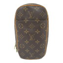 ルイ・ヴィトン LOUIS VUITTON ポシェット ガンジュ ウエストバッグ ボディバッグ バッグ PVCコーティングキャンバス モノグラム レディース ブラウン系 M51870 【中古】