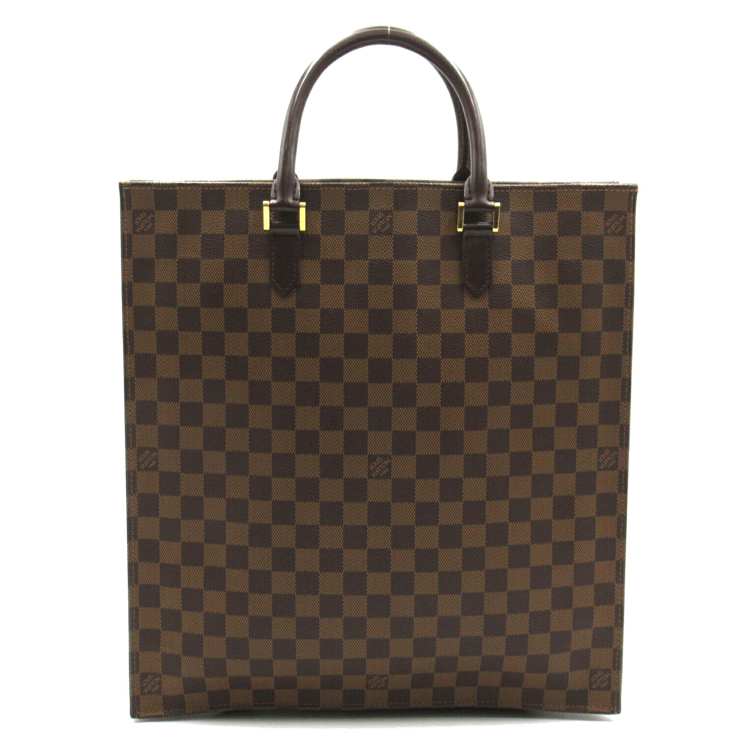 ルイ・ヴィトン LOUIS VUITTON サック プラ トートバッグ バッグ PVCコーティングキャンバス ダミエ レディース ブラウン系 N51140 【中古】