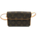 ルイ・ヴィトン LOUIS VUITTON ポシェット フロランティーヌ ウエストバッグ ボディバッグ バッグ PVCコーティングキャンバス モノグラム レディース ブラウン系 M51855 【中古】