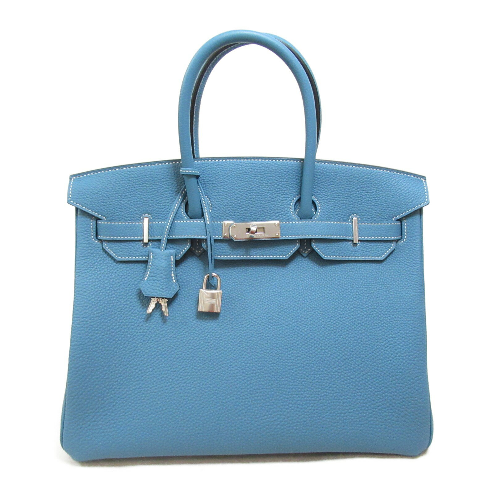 エルメス HERMES バーキン35 ハンドバッグ ハンドバッグ バッグ カーフ（牛革） トゴ レディース ブルー系 【中古】のサムネイル