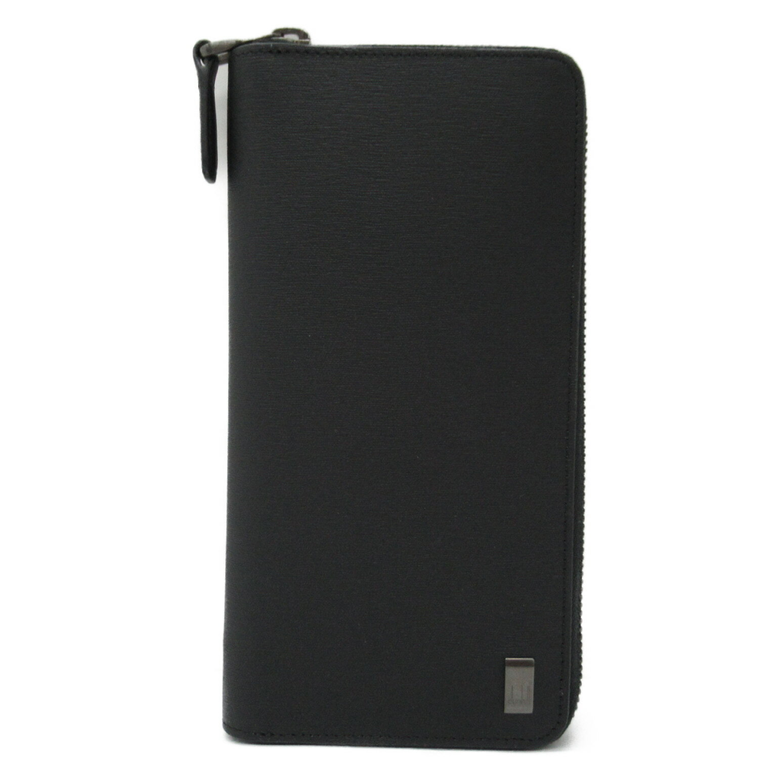 【7%OFFクーポン対象】ダンヒル Dunhill ラウンド長財布 ラウンド長財布 財布 レザー メンズ ブラック系 21FS218SG001R 【新品】