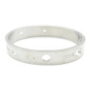 【2千円OFFクーポン対象】エムエムシックス MM6 ブレスレット バングル ブレスレット アクセサリー 真鍮 レディース シルバー系 SM7UY0034SV0148 【新品】