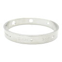 【2千円OFFクーポン対象】エムエムシックス MM6 ブレスレット バングル ブレスレット アクセサリー 真鍮 レディース シルバー系 SM7UY0034SV0148 【新品】