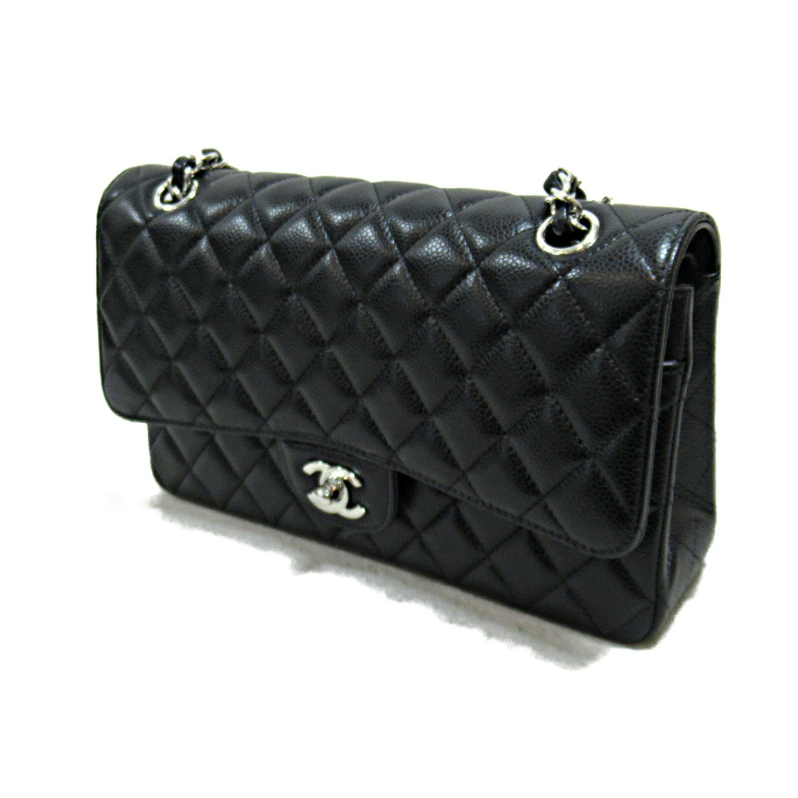 Chanel カーフレザー マトラッセ ショルダーバッグ ブラック 楽天市場】シャネル CHANEL マトラッセ ダブルフラップチェーン