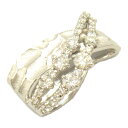 【5%OFFクーポン対象】ジュエリー JEWELRY ダイヤ トップ ペンダントトップ ジュエリー K18WG(ホワイトゴールド) ダイヤモンド レディース クリア系 ダイヤ 4.0g プレゼント 誕生日 記念日 ブランド 送料無料【中古】