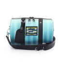 【7千円OFFクーポン対象×P5倍】ルイ・ヴィトン LOUIS VUITTON シティ キーポル ブルーヴェール ショルダーバッグ バッグ PVCコーティングキャンバス レザー ダミエ・ストライプ メンズ ブルー系 / マルチカラー M59921 【中古】(4)