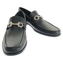 サルヴァトーレフェラガモ Salvatore Ferragamo ローファー 靴 レザー メンズ レディース ブラック系 02A8816860848.5 【新品...