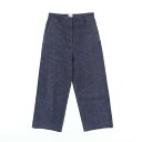 エルメス HERMES デニムパンツ 衣料品 ボトムス コットン レディース ネイビー系 【中古】