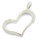 【8%OFFクーポン対象】ジュエリー JEWELRY ダイヤモンド トップ ペンダントトップ ジュエリー K18WG(ホワイトゴールド) ダイヤモンド レディース クリア系 ダイヤ 10.5g プレゼント 誕生日 記念日 ブランド 送料無料【中古】