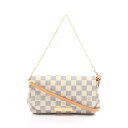 【7千円OFFクーポン対象×P5倍】ルイ・ヴィトン LOUIS VUITTON フェイボリットPM ダミエアズール ハンドバッグ バッグ PVCコーティングキャ...