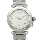 【4万円OFFクーポン対象×P5倍】カルティエ CARTIER パシャC 腕時計 ウォッチ 腕時計 時計 ステンレススチール メンズ レディース ホワイト系 W...