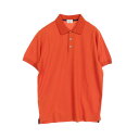 【ポイント5倍】エルメス HERMES セリエボタン ポロシャツ 衣料品 トップス コットン メンズ オレンジ系 / ネイビー系 プレゼント 誕生日 記念日 ブランド 送料無料【中古】(4)
