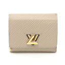 【ポイント5倍】ルイ・ヴィトン LOUIS VUITTON ポルトフォイユ ツイストコンパクト 二つ折り財布 財布 レザー エピ レディース ベージュ系 M67...