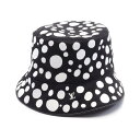ルイ・ヴィトン LOUIS VUITTON LOUIS VUITTON × yayoi kusama シャポー インフィニティドット ハット 帽子 コットン レディース ブラック系 / ホワイト系 M7072S 【中古】(4)