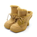 バーバリー BURBERRY ハイランド ミュール 靴 スウェード レディース ブラウン系 8077389 【中古】