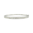 【20%OFFクーポン×P5倍】ジュエリー JEWELRY ダイヤ バングル バングル アクセサリー ダイヤモンド 14KWG レディース クリア系 ダイヤ 1...
