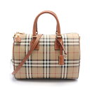 バーバリー BURBERRY ハンドバッグ バッグ PVCコーティングキャンバス レザー レディース ベージュ系 / ブラウン系 / マルチカラー 8071355 【新品】