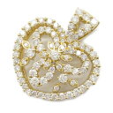 【8%OFFクーポン対象】ジュエリー JEWELRY ダイヤモンド トップ ペンダントトップ ジュエリー K18(イエローゴールド) ダイヤモンド レディース クリア系 ダイヤ 6.0g プレゼント 誕生日 記念日 ブランド 送料無料【中古】