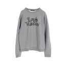 ルイ・ヴィトン LOUIS VUITTON LOUIS VUITTON × NIGO スクエアードLVロゴ スウェット 衣料品 トップス コットン メンズ グレ...