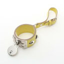【ポイント5倍】エルメス HERMES ポルトクレ コリエドシアン ライム チャーム アクセサリー ヴォーエプソン ヴォーエプソン レディース イエロー系 【中...