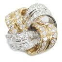 【8%OFFクーポン対象】ジュエリー JEWELRY ダイヤモンド トップ ペンダントトップ ジュエリー K18WG(ホワイトゴールド) K18PG(ピンクゴールド) レディース クリア系 ダイヤ 10.2g プレゼント 誕生日 記念日 ブランド 送料無料【中古】
