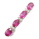 ジュエリー JEWELRY ピンクトルマリン トップ ペンダントトップ ジュエリー K18WG(ホワイトゴールド) ダイヤモンド ピンクトルマリン レディース ピンク系 ピンクトルマリン 1.7g プレゼント 誕生日 記念日 ブランド 送料無料【中古】