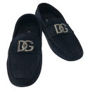 ドルチェアンドガッバーナ DOLCE & GABBANA スエード ドライバーシューズ ローファー 靴 カーフ(牛革) メンズ ブルー系 A50598AT4418611541.5 【新品】