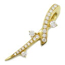 【5%OFFクーポン対象】ジュエリー JEWELRY ダイヤモンド トップ ペンダントトップ ジュエリー K18(イエローゴールド) ダイヤモンド レディース クリア系 ダイヤ 3.5g プレゼント 誕生日 記念日 ブランド 送料無料【中古】