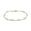 【20%OFFクーポン対象】タサキ TASAKI パール ステーションブレスレット ブレスレット アクセサリー K18(イエローゴールド) パール レディース ...