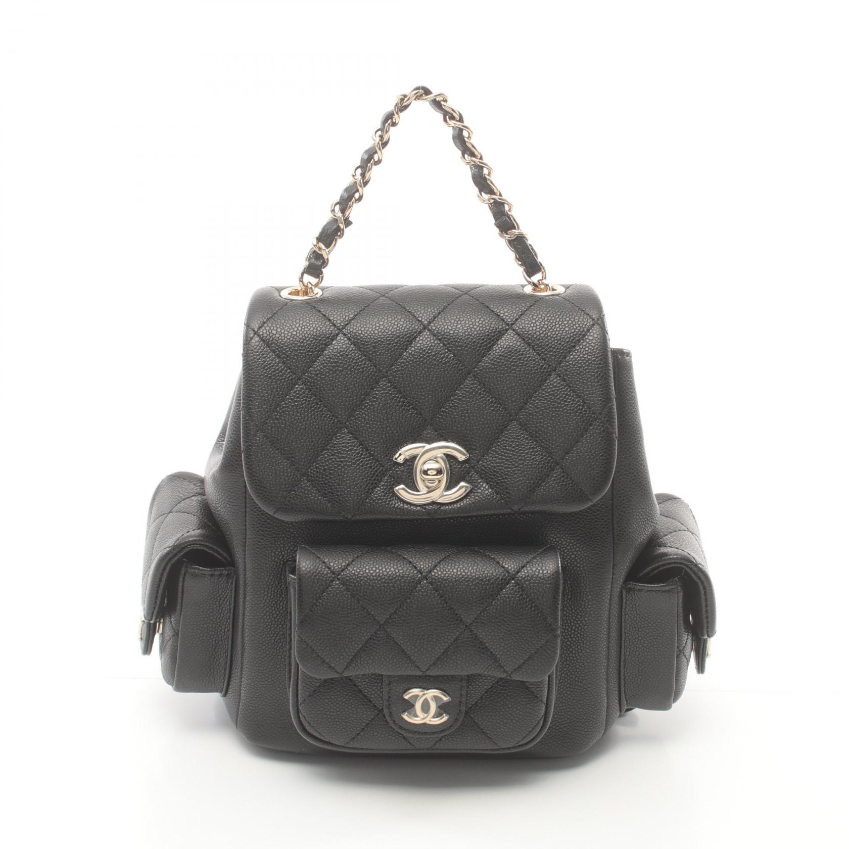 【7%OFFクーポン×P5倍】シャネル CHANEL マトラッセ リュックサック バックパック バッグ レザー グレインドカーフスキン レディース ブラック系 AS4399 プレゼント 誕生日 記念日 ブランド 送料無料 新春【中古】のサムネイル
