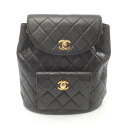 【6万円OFFクーポン対象×P5倍】シャネル CHANEL マトラッセ リュックサック バックパック バッグ ラムスキン(羊革) レディース ブラック系 A10...