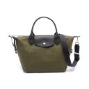 【ポイント5倍】ロンシャン Longchamp ル プリアージュ エナジー S トートバッグ バッグ ナイロン レザー レディース カーキ系 / ブラック系 L1512HSR892 プレゼント 誕生日 記念日 ブランド 送料無料【新品】(4)