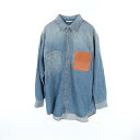 ヴァレンチノ Valentino 長袖シャツ 衣料品 トップス コットン ファブリック メンズ ブルー系 2V3DB02B925 【中古】