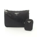 【7千円OFFクーポン対象×P5倍】プラダ PRADA TESSUTO SAFFIANO ショルダーバッグ バッグ ナイロン サフィアーノレザー メンズ レディ...