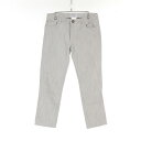 【2点以上で10%OFF対象】シャネル CHANEL デニムパンツ 衣料品 ボトムス コットン レディース グレー系 P35408 【中古】