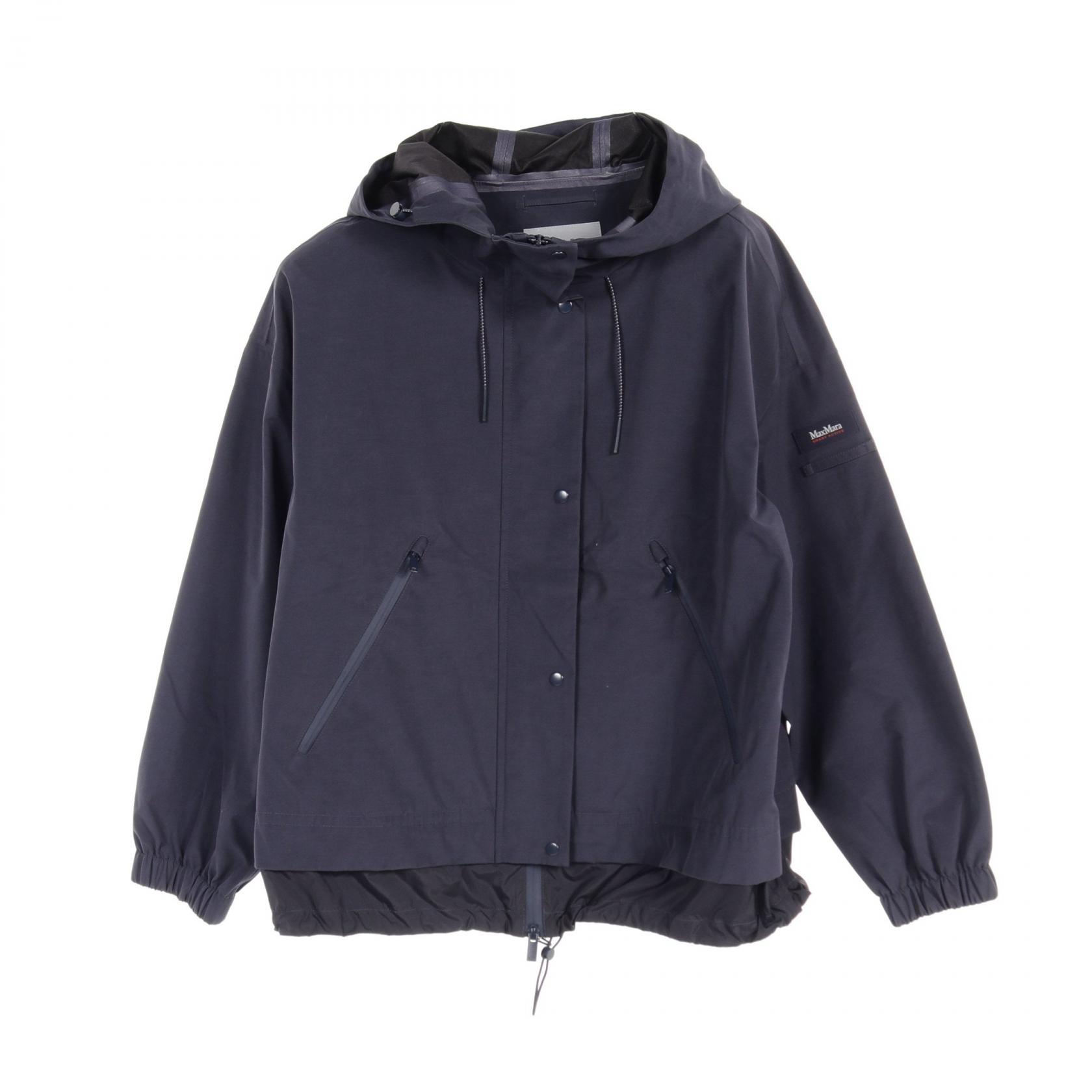 【20%OFFクーポン対象】マックスマーラ MAX MARA マウンテンパーカー 衣料品 アウター ポリエステル / コットン レディース ネイビー系 【中古】