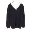 【7%OFFクーポン×P5倍】エルメス HERMES ニット 衣料品 トップス カシミヤ シルク シルク レディース ブラック系 プレゼント 誕生日 記念日 ブ...