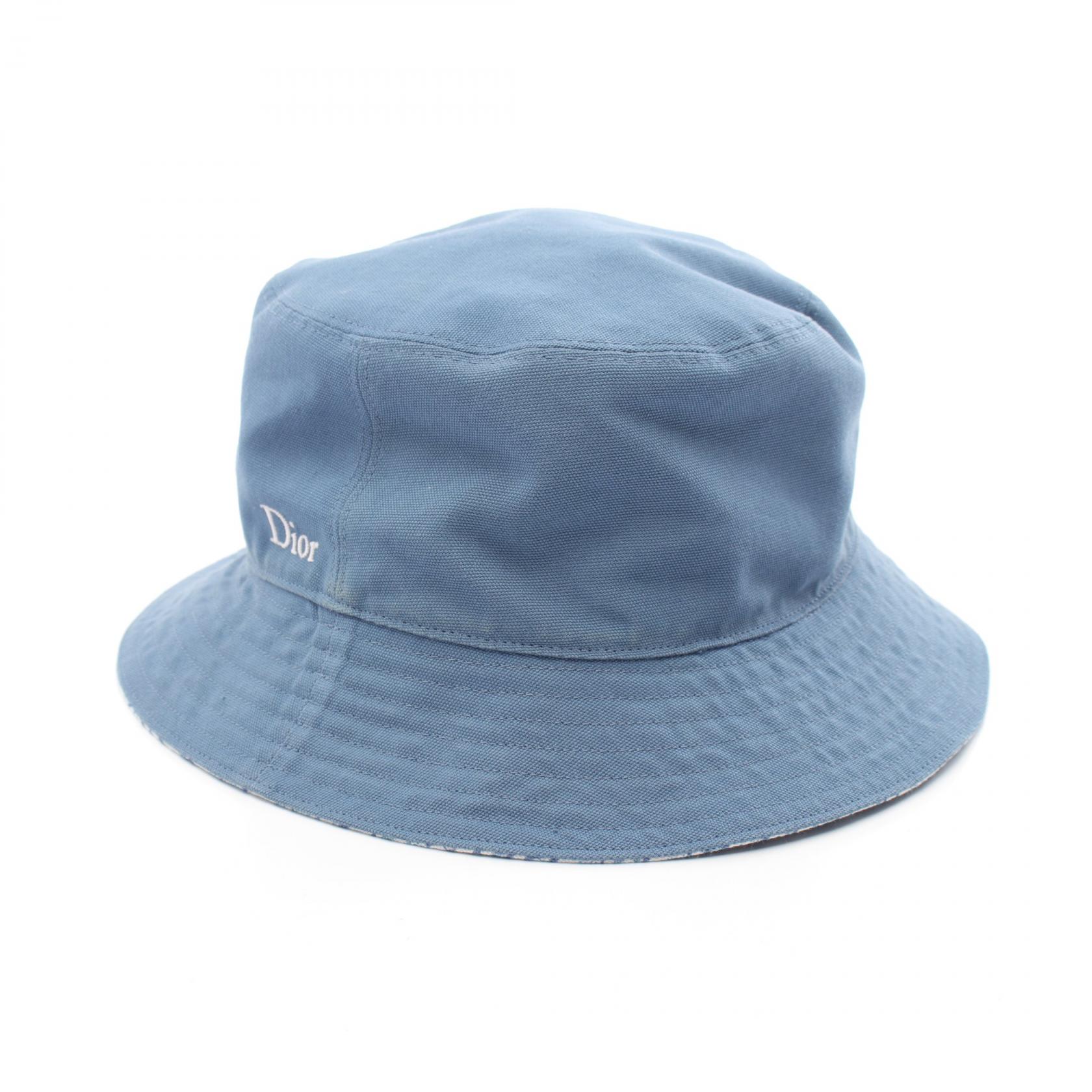 【10%OFFクーポン対象】ディオール Dior オブリーク ハット 帽子 キャンバス メンズ ブルー系 / ホワイト系 393C906A592058559 プレゼント 誕生日 記念日 ブランド 送料無料【新品】