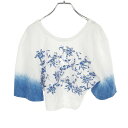 シャネル CHANEL ココマーク カットソー 衣料品 トップス コットン レディース ホワイト系 / ブルー系 P75419K10822 【中古】
