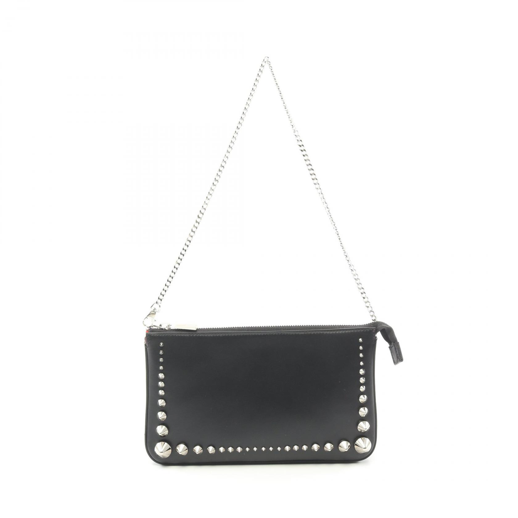 【15%OFFクーポン対象】クリスチャンルブタン Christian Louboutin ショルダーバッグ バッグ レザー レディース ブラック系 3235119H801 プレゼント 誕生日 記念日 ブランド 送料無料【新品】