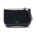 【7%OFFクーポン対象】プラダ PRADA ショルダーバッグ バッグ レザー レディース ブラック系 2VD061ZO6F0002 プレゼント 誕生日 記念日 ブランド 送料無料【新品】