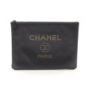 【7千円OFFクーポン対象×P5倍】シャネル CHANEL ドーヴィル セカンドバッグ クラッチバッグ バッグ キャビアスキン(グレインドカーフ) レディース ...