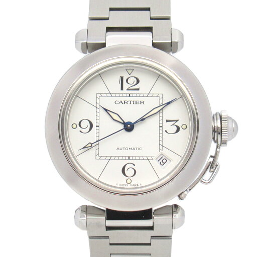 【15%OFFクーポン対象】カルティエ CARTIER パシャC 腕時計 時計 ステンレススチール ボーイズ ホワイト系 W31074M7 【中古】 【15%OFFクーポン対象】カルティエ CARTIER パシャC 腕時計 時計 ステンレススチール ボーイズ ホワイト系 W31074M7 【中古】