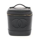 【15%OFFクーポン対象】シャネル CHANEL ココマーク ハンドバッグ バッグ レザー レディース ブラック系 A01998 【中古】(4)