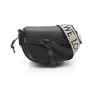 【5%OFFクーポン×P5倍】ロエベ LOEWE ゲート デュアル バッグ ミニ ショルダーバッグ バッグ レザー レディース ブラック系 【中古】