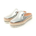 ブルネロクチネリ Brunello Cucinelli 靴 レザー レディース シルバー系 【中古】